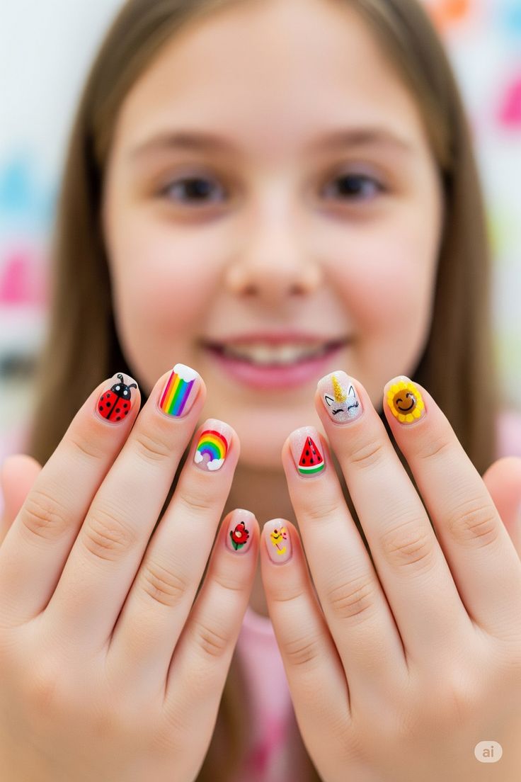 Kids nail services at Cici Nails & Spa